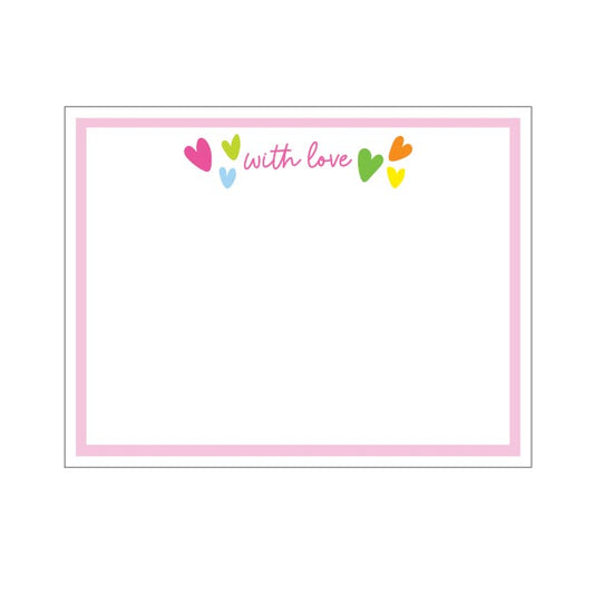 WITH LOVE FLAT NOTES