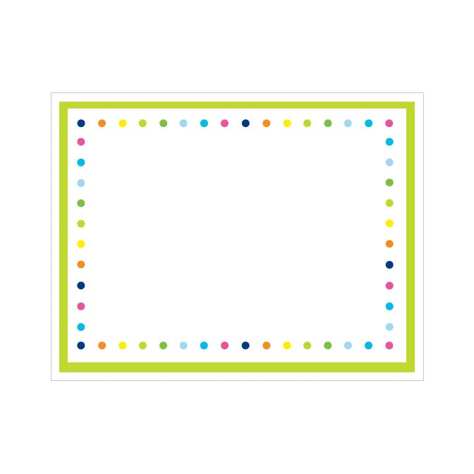 DOT BORDER FLAT NOTES