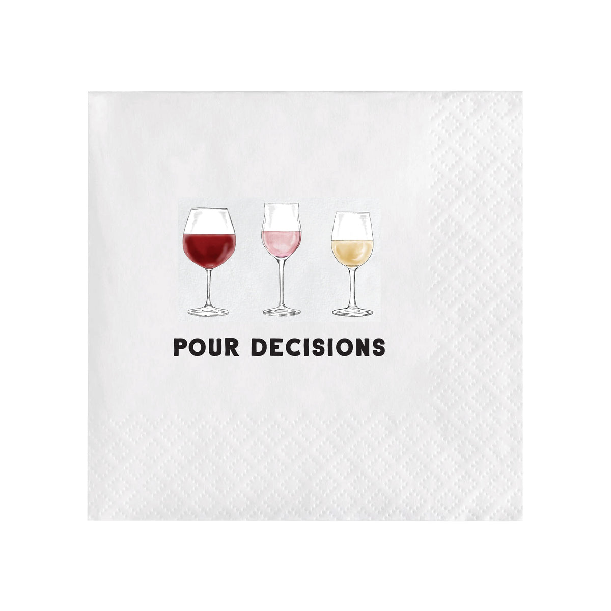 POUR DECISIONS COCKTAIL NAPKINS