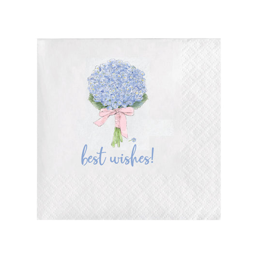 BEST WISHES COCKTAIL NAPKINS
