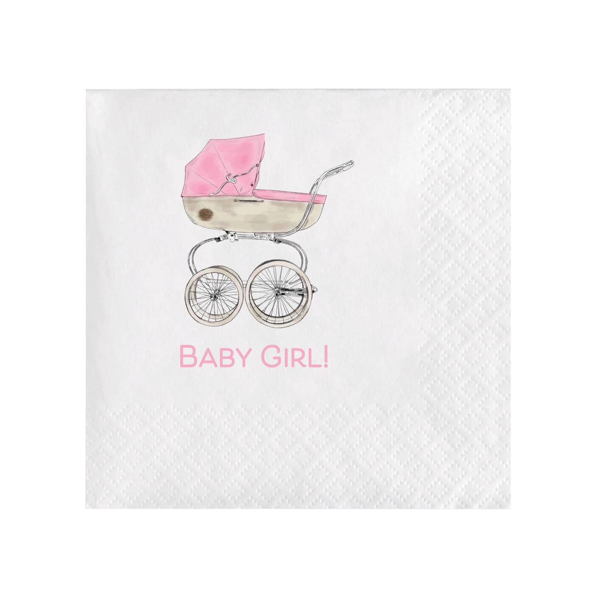 BABY GIRL COCKTAIL NAPKINS