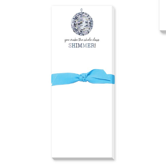 TEACHER SKINNIE NOTEPADS