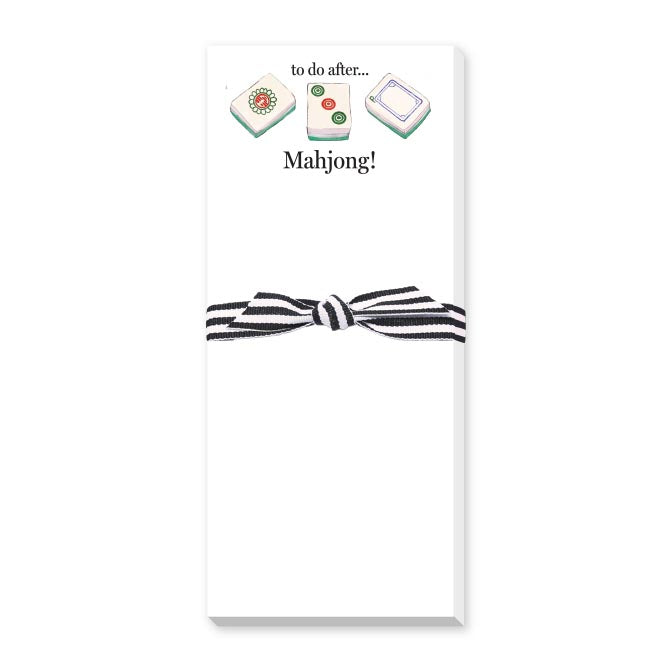 MAHJONG SKINNIE NOTEPADS