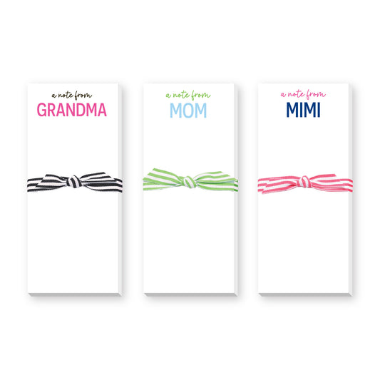 MOTHER & GRANDMOTHER SKINNIE NOTEPADS