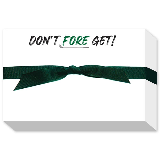 GOLF BIG AND BOLD NOTEPADS