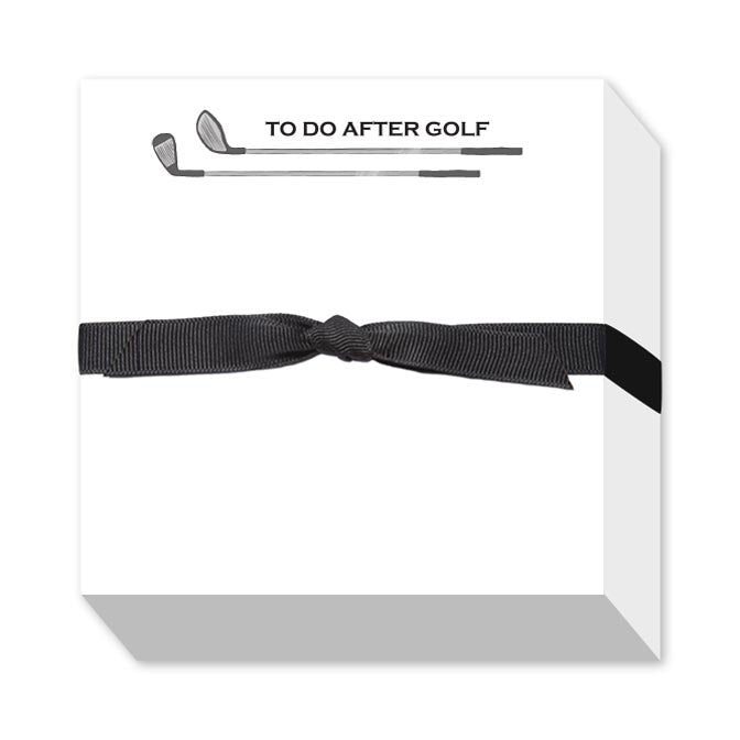 TO DO AFTER GOLF CHUBBIE NOTEPADS