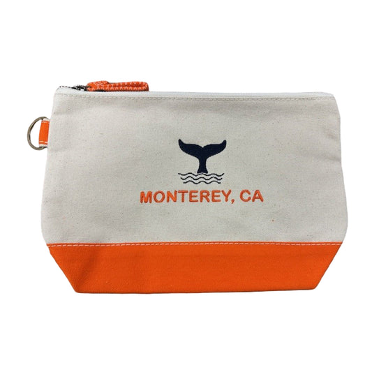 WHALE CUSTOM EMBROIDERED COSMETIC BAG