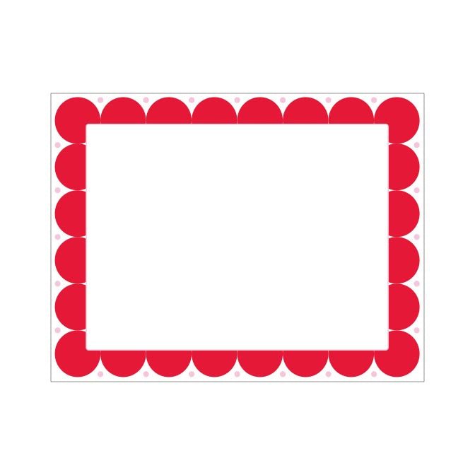 RED BORDER FLAT NOTES
