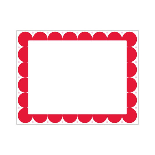 RED BORDER FLAT NOTES
