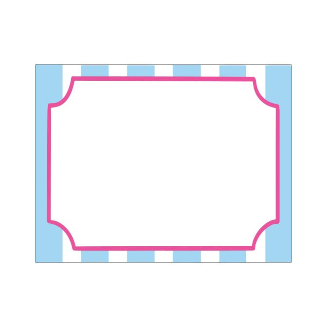 STRIPE BORDER FLAT NOTES