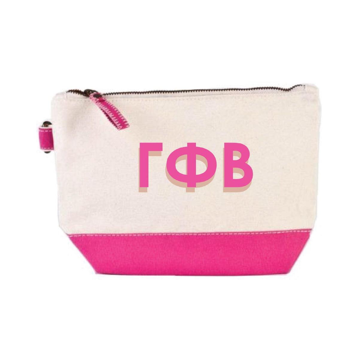 GREEK SORORITY EMBROIDERED COSMETIC BAGS