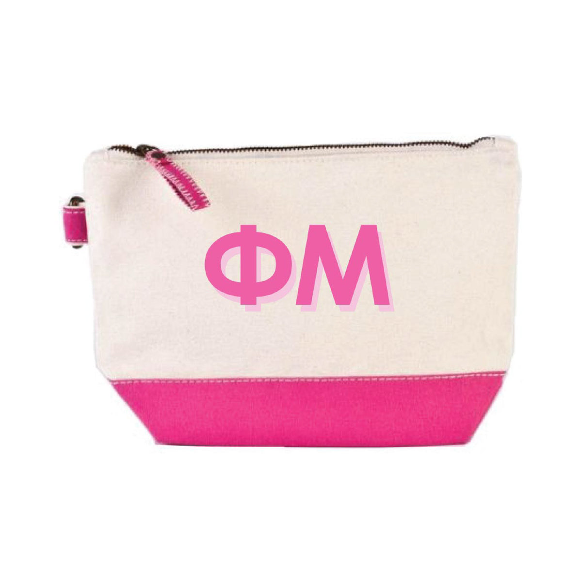 GREEK SORORITY EMBROIDERED COSMETIC BAGS