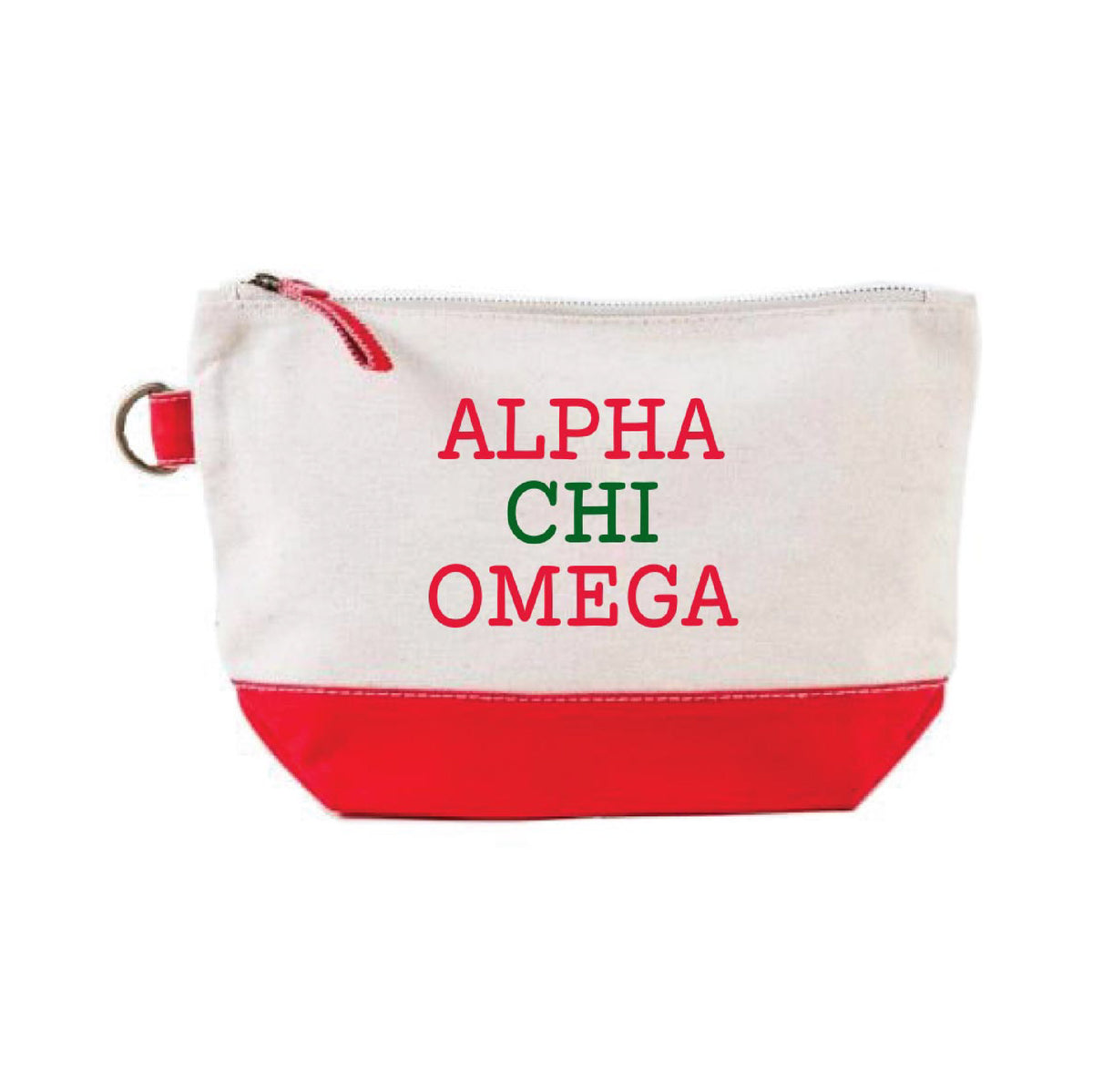 GREEK SORORITY EMBROIDERED COSMETIC BAGS