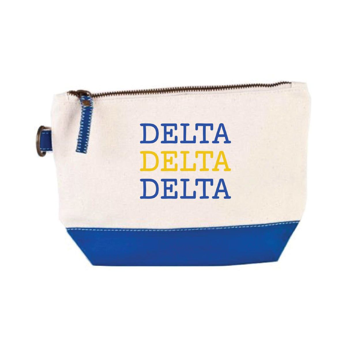 GREEK SORORITY EMBROIDERED COSMETIC BAGS