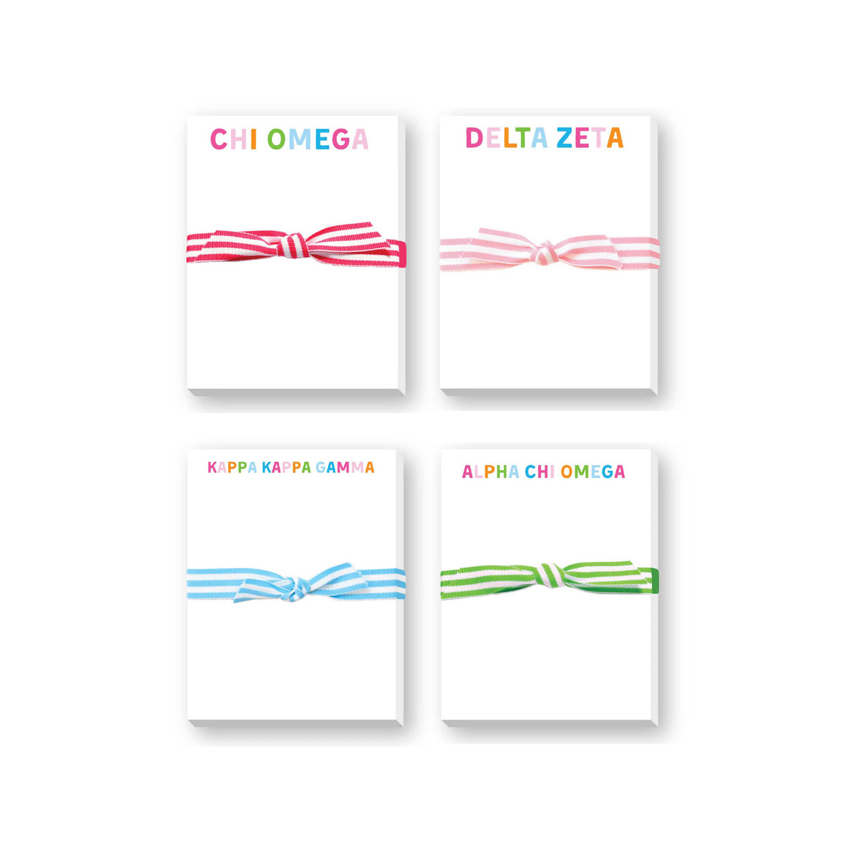 GREEK SORORITY MULTICOLOR MINI NOTEPADS