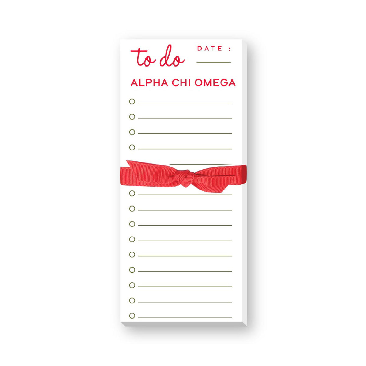GREEK SKINNIE LINED NOTEPADS