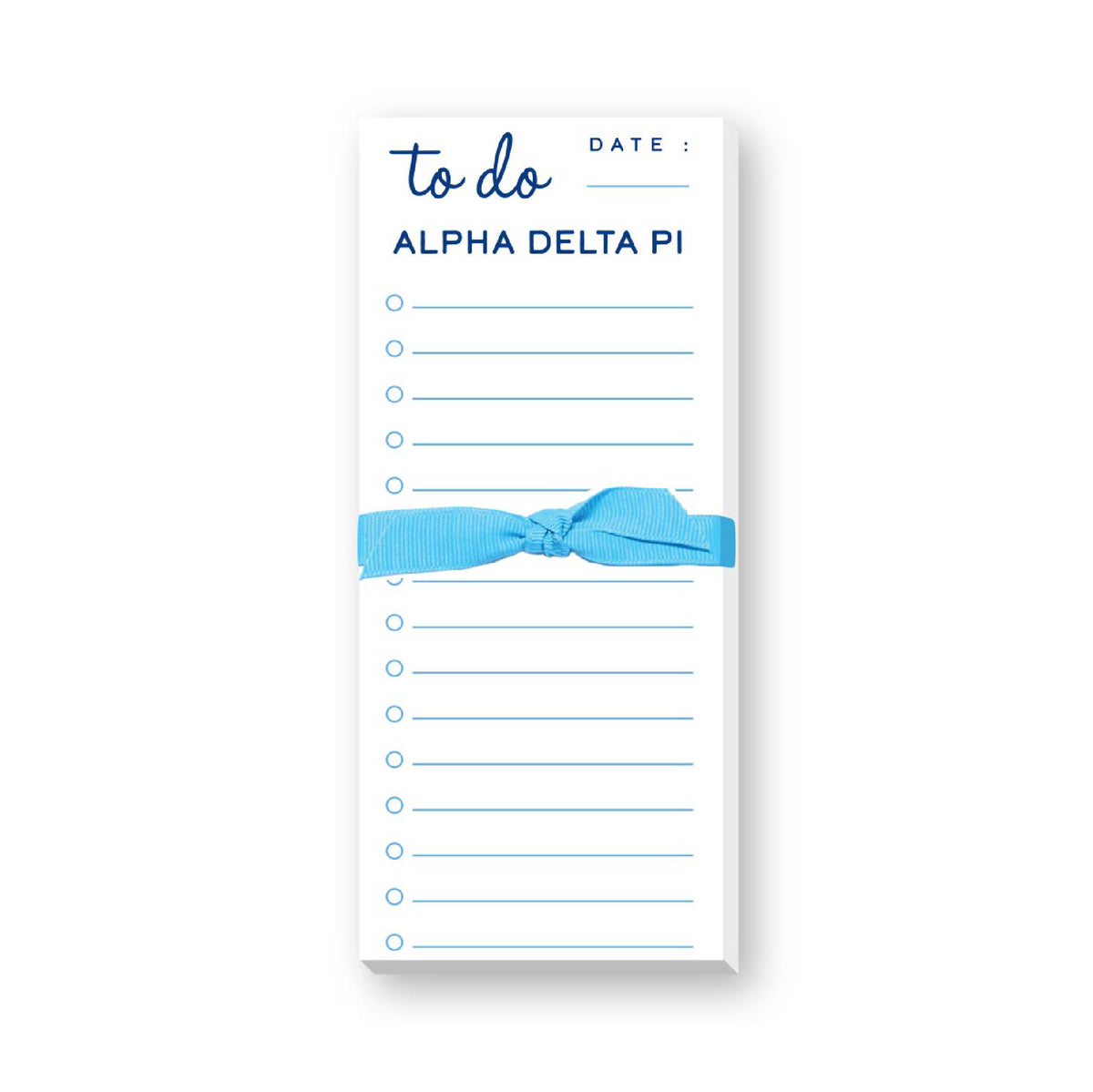 GREEK SKINNIE LINED NOTEPADS