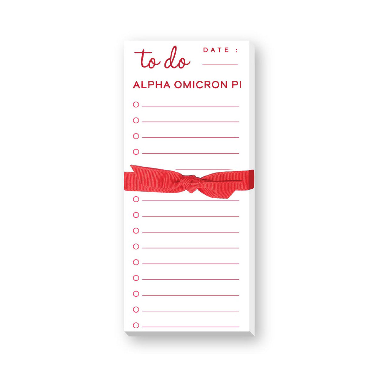 GREEK SKINNIE LINED NOTEPADS