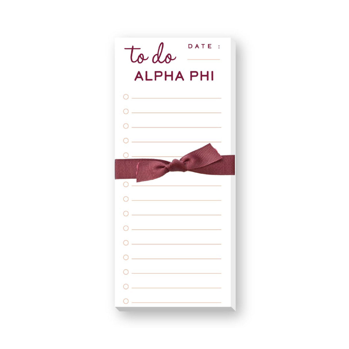 GREEK SKINNIE LINED NOTEPADS