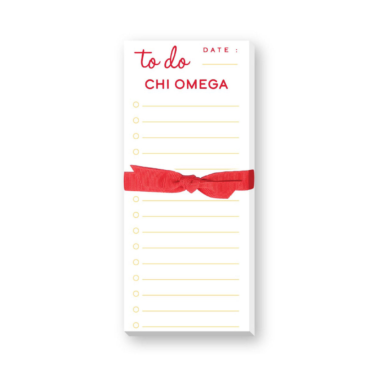 GREEK SKINNIE LINED NOTEPADS