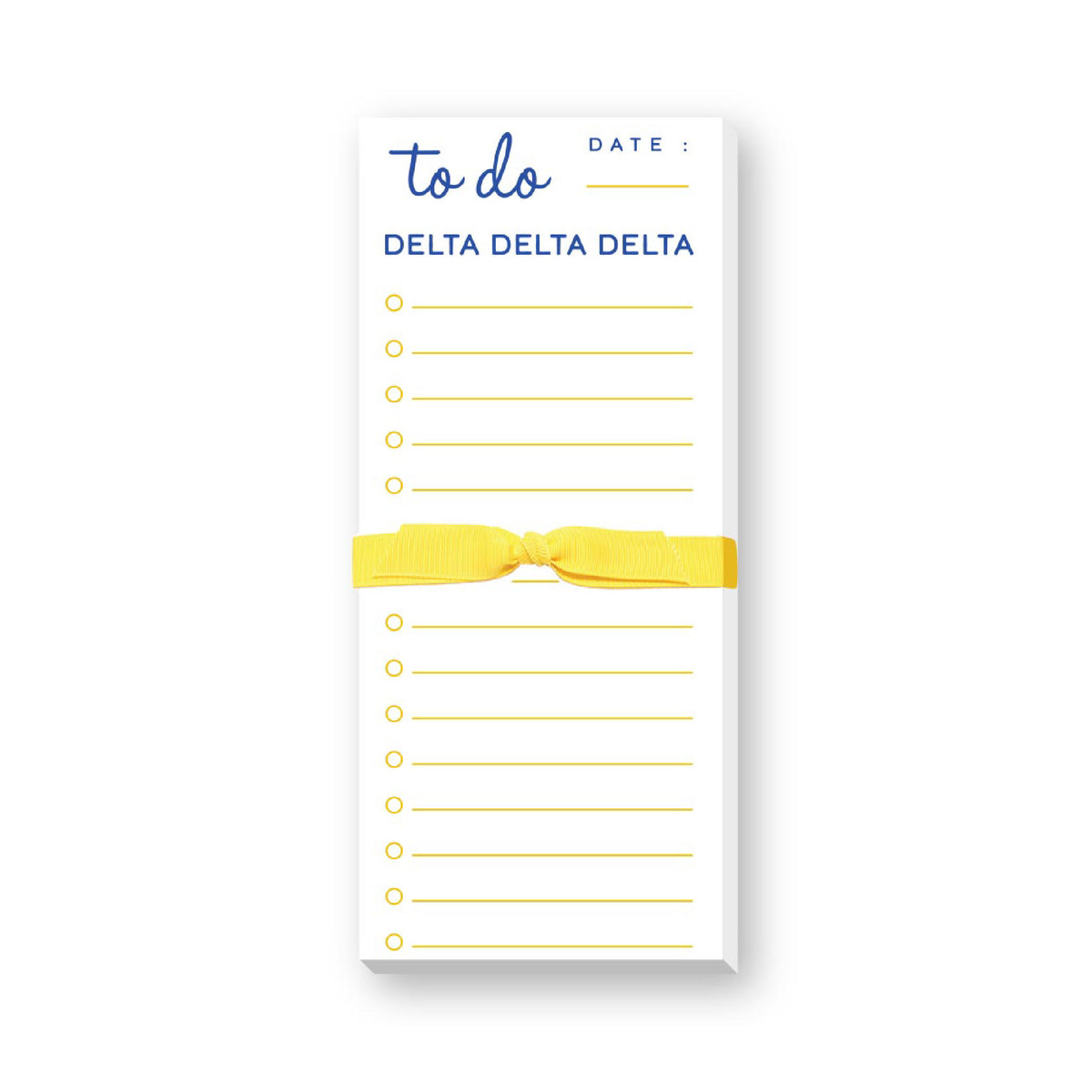 GREEK SKINNIE LINED NOTEPADS