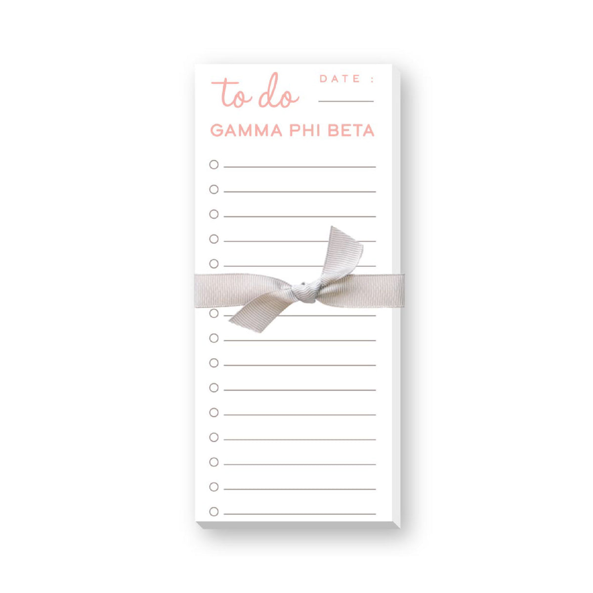 GREEK SKINNIE LINED NOTEPADS