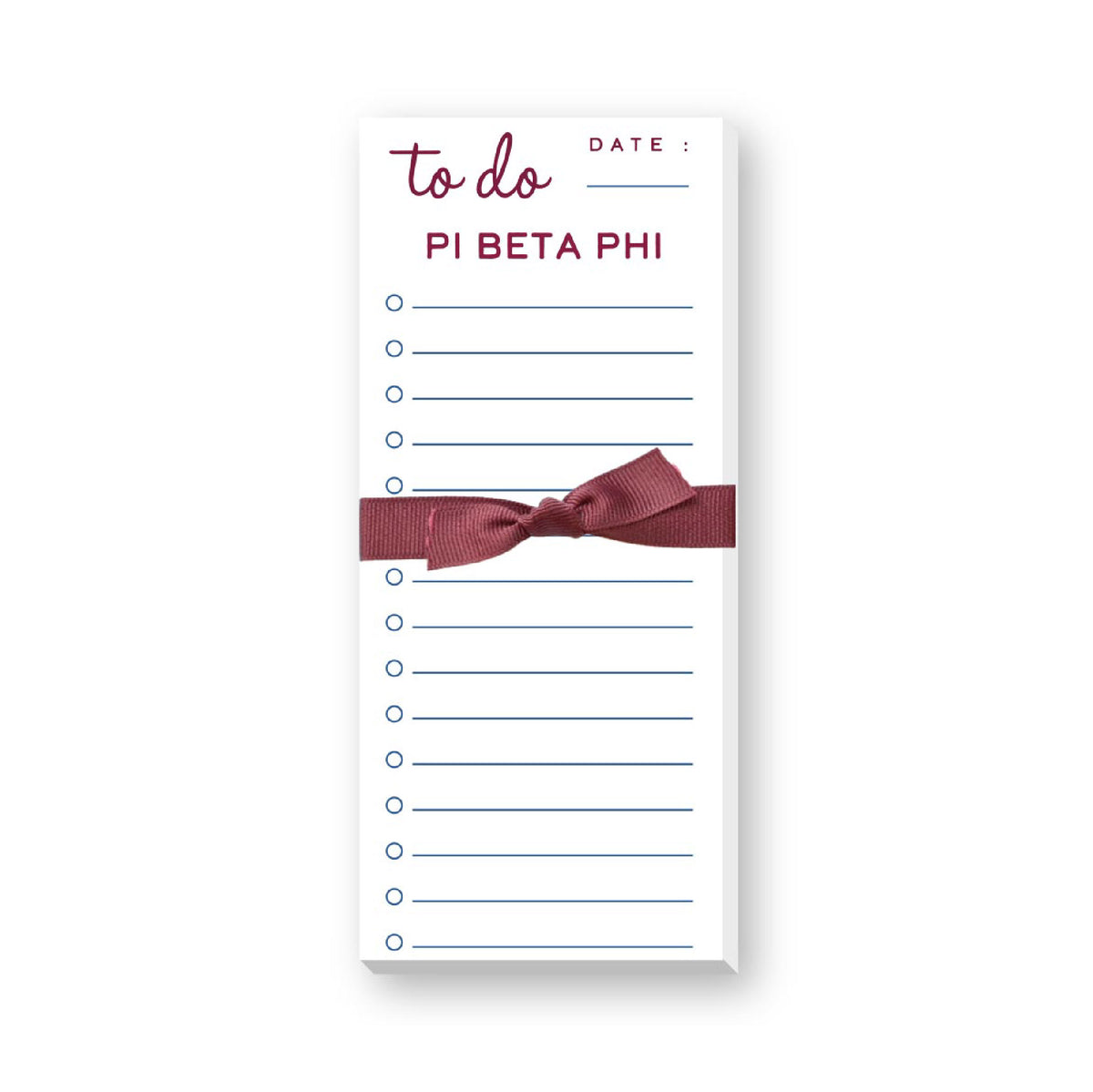 GREEK SKINNIE LINED NOTEPADS