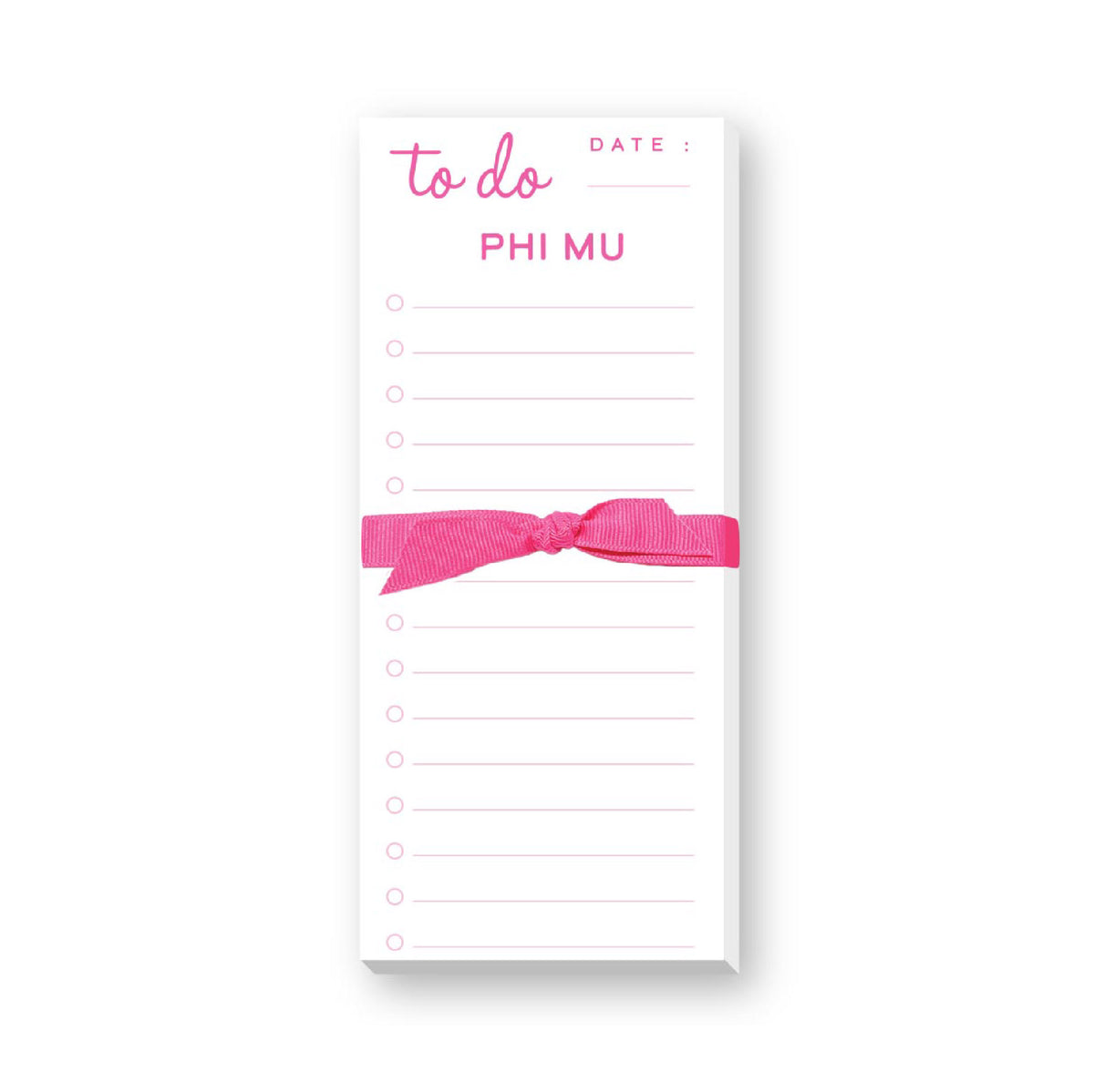 GREEK SKINNIE LINED NOTEPADS