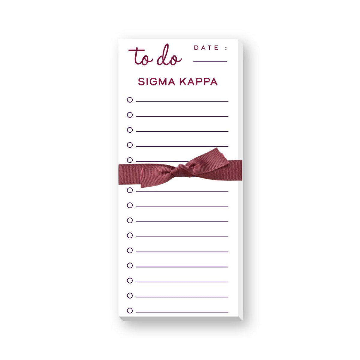 GREEK SKINNIE LINED NOTEPADS