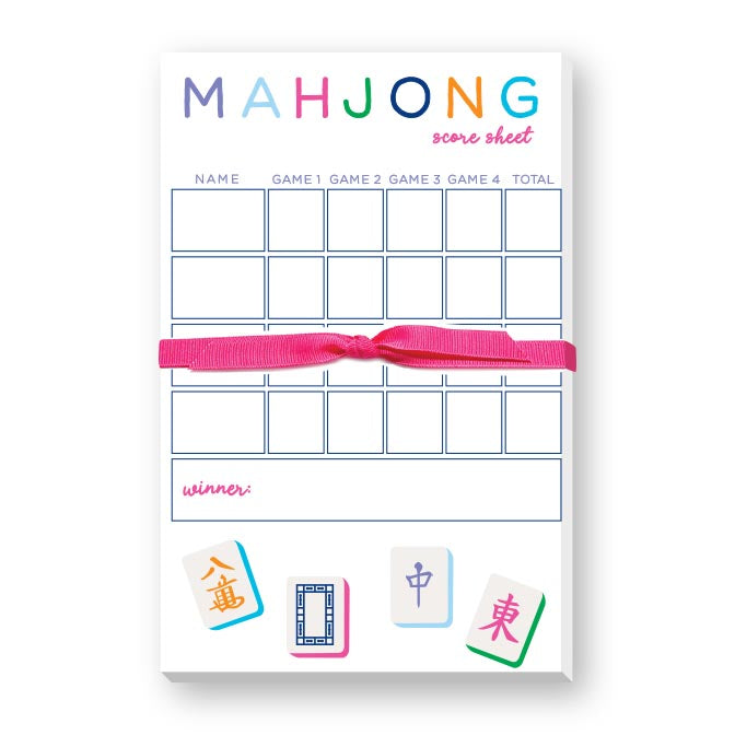 MAHJONG LARGE NOTEPADS