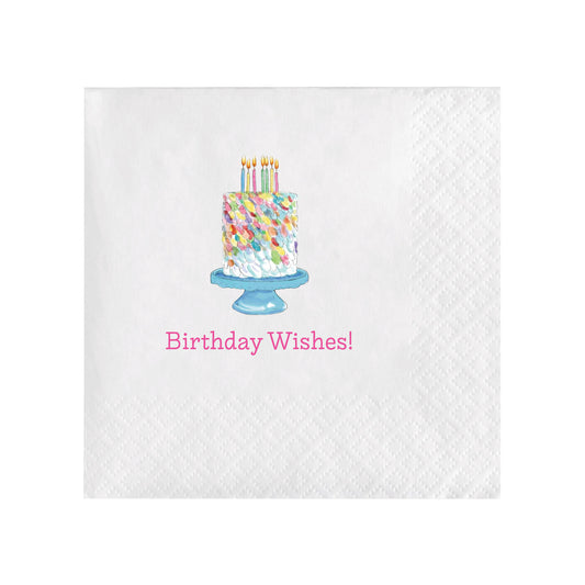 BIRTHDAY WISHES COCKTAIL NAPKINS