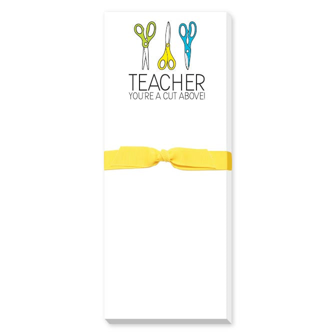 TEACHER SKINNIE NOTEPADS