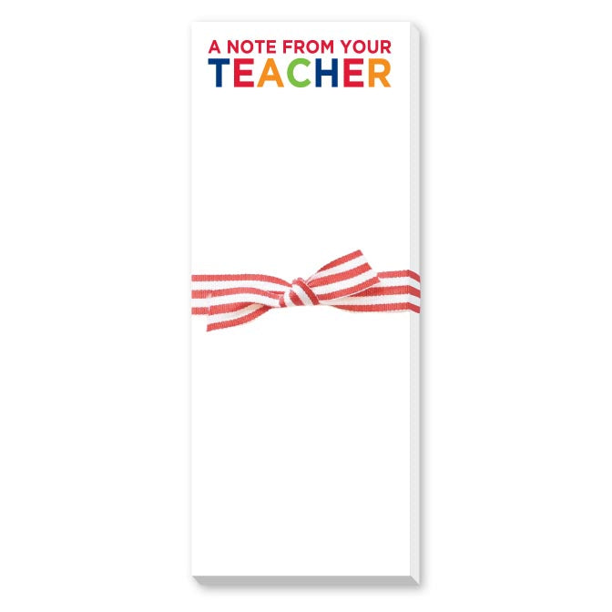 TEACHER SKINNIE NOTEPADS