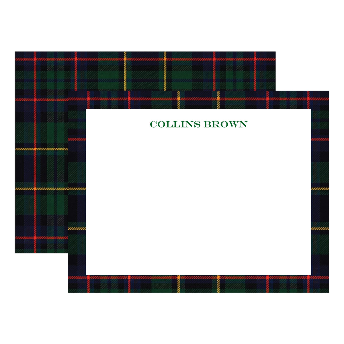 HUNTING STEWARD DOUBLE-SIDED PERSONALIZED FLAT NOTES