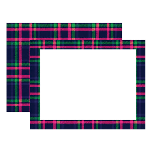 PREPPY PLAID FLAT NOTES