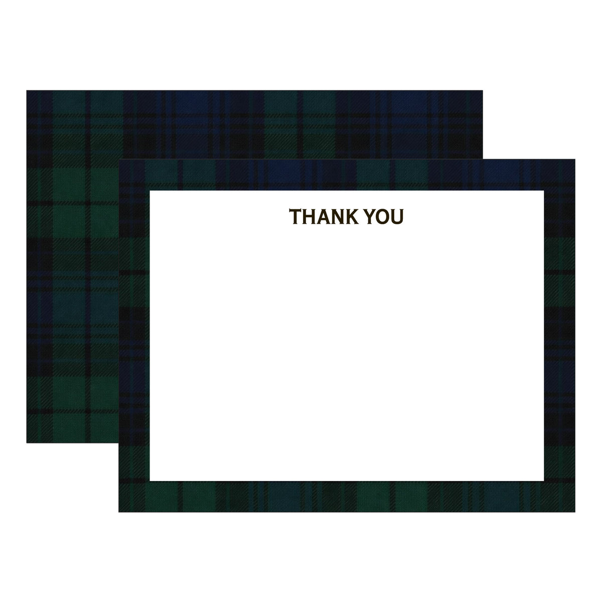 BLACK WATCH THANK YOU FLAT NOTES