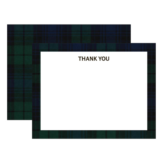 BLACK WATCH THANK YOU FLAT NOTES
