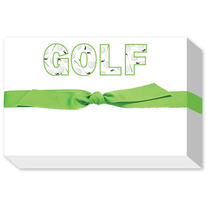 GOLF BIG AND BOLD NOTEPADS