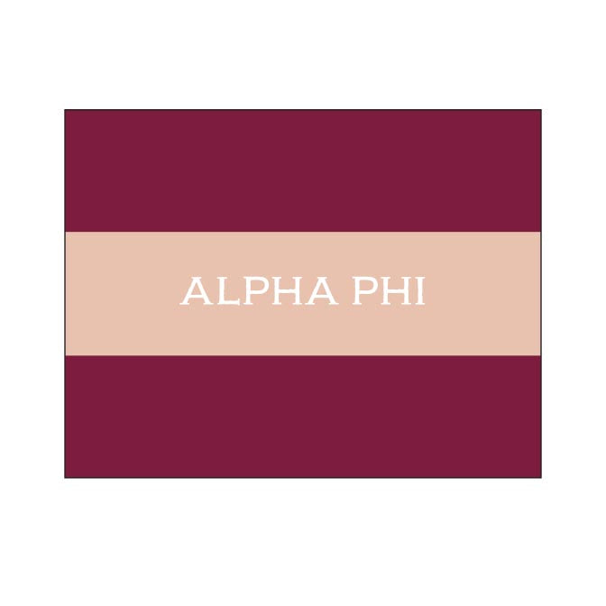 GREEK RUGBY STRIPE FOLDOVER NOTES