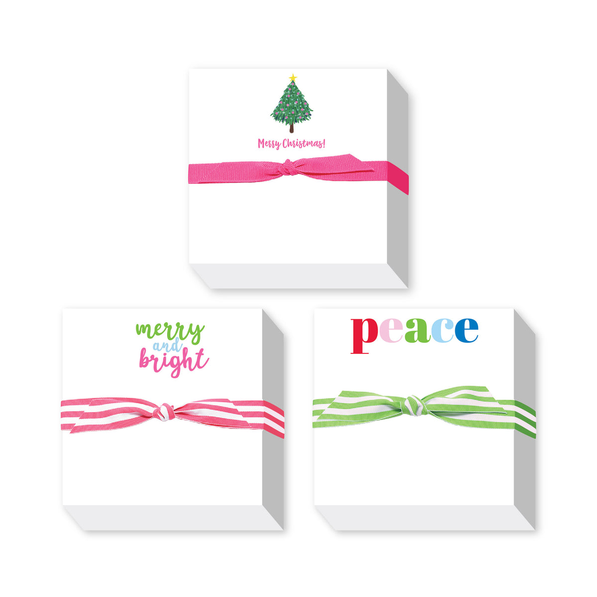 BRIGHT HOLIDAY CHUBBIE NOTEPADS
