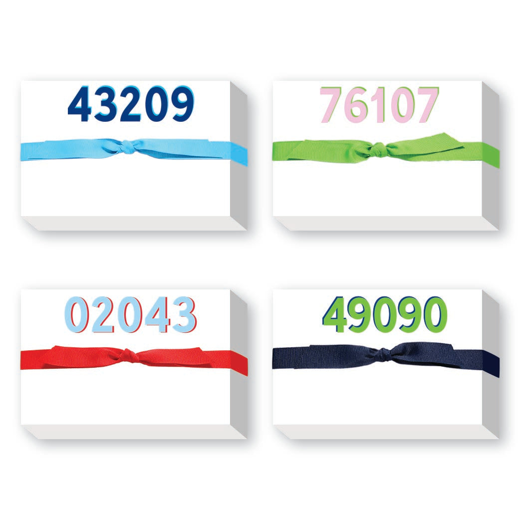 ZIP CODE BIG AND BOLD NOTEPAD-BIGZIP21
