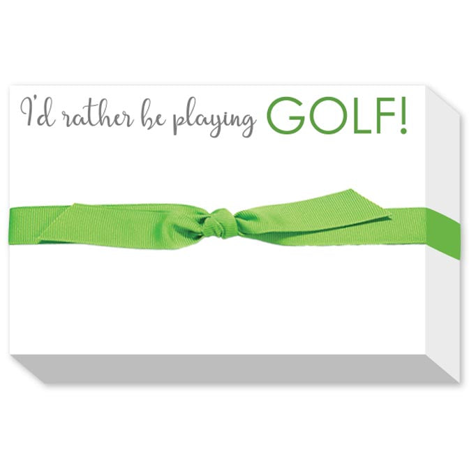 GOLF BIG AND BOLD NOTEPADS