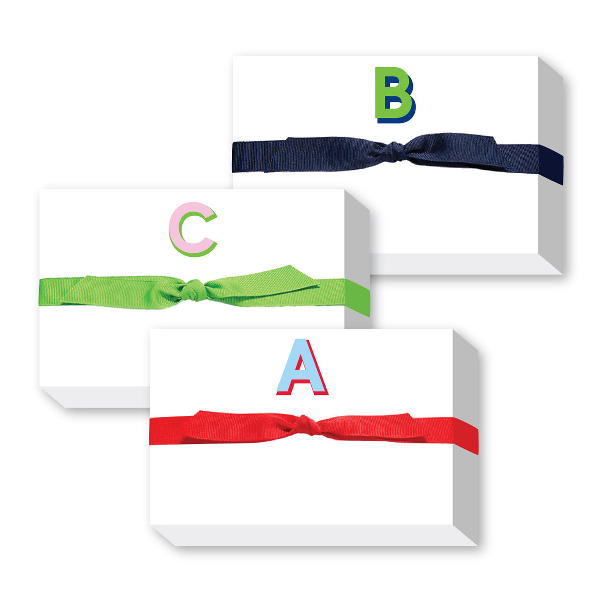 SHADOW INITIAL BIG AND BOLD NOTEPAD