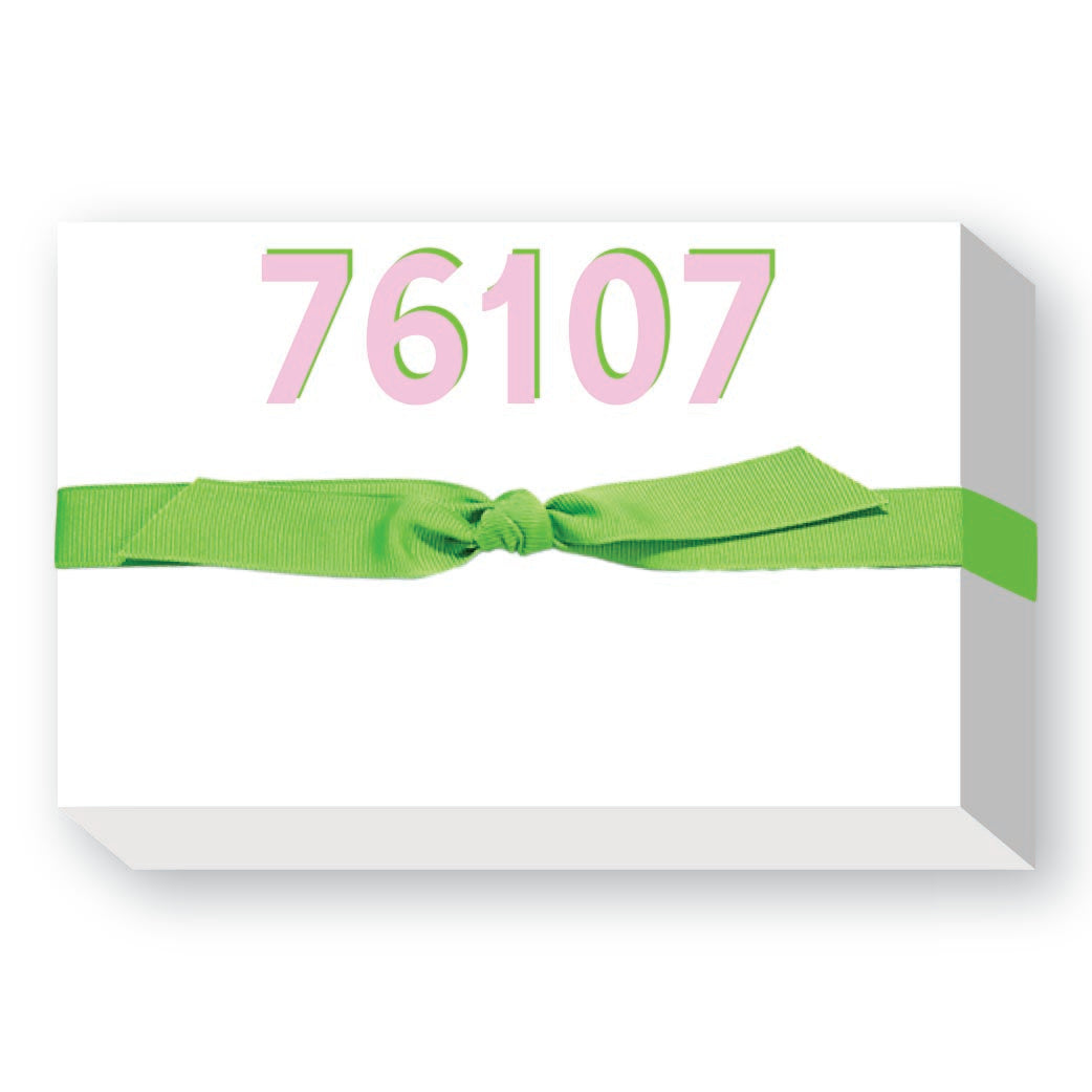 ZIP CODE BIG AND BOLD NOTEPAD-BIGZIP21