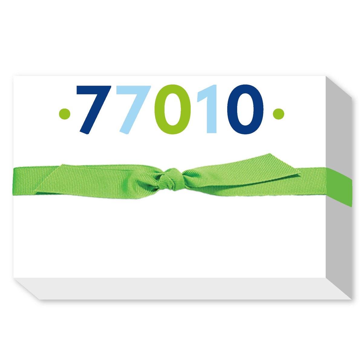 ZIP CODE BIG AND BOLD NOTEPAD