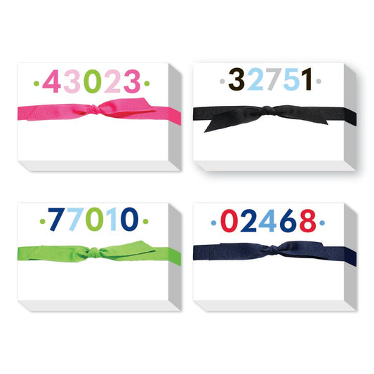 ZIP CODE BIG AND BOLD NOTEPAD
