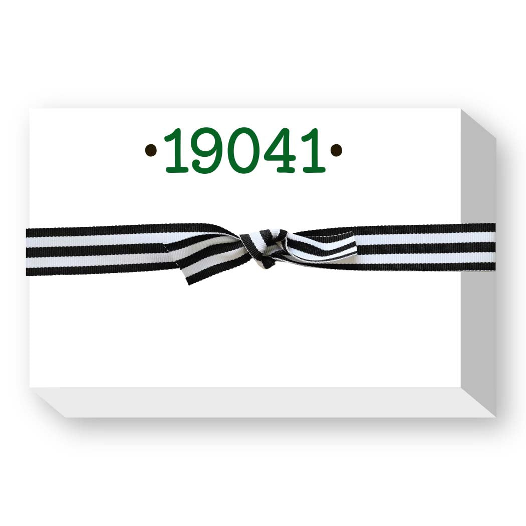 ZIP CODE BIG & BOLD NOTEPAD