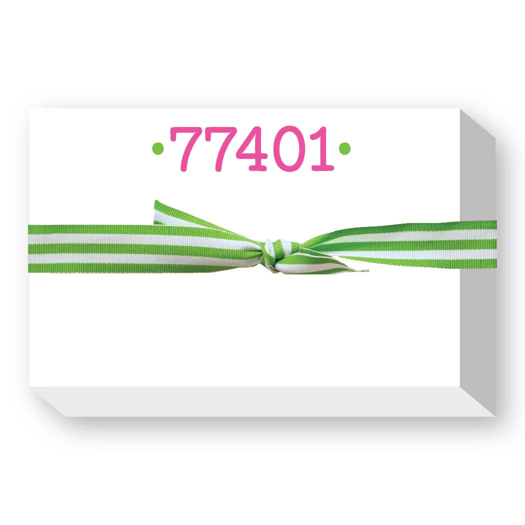 ZIP CODE BIG & BOLD NOTEPAD