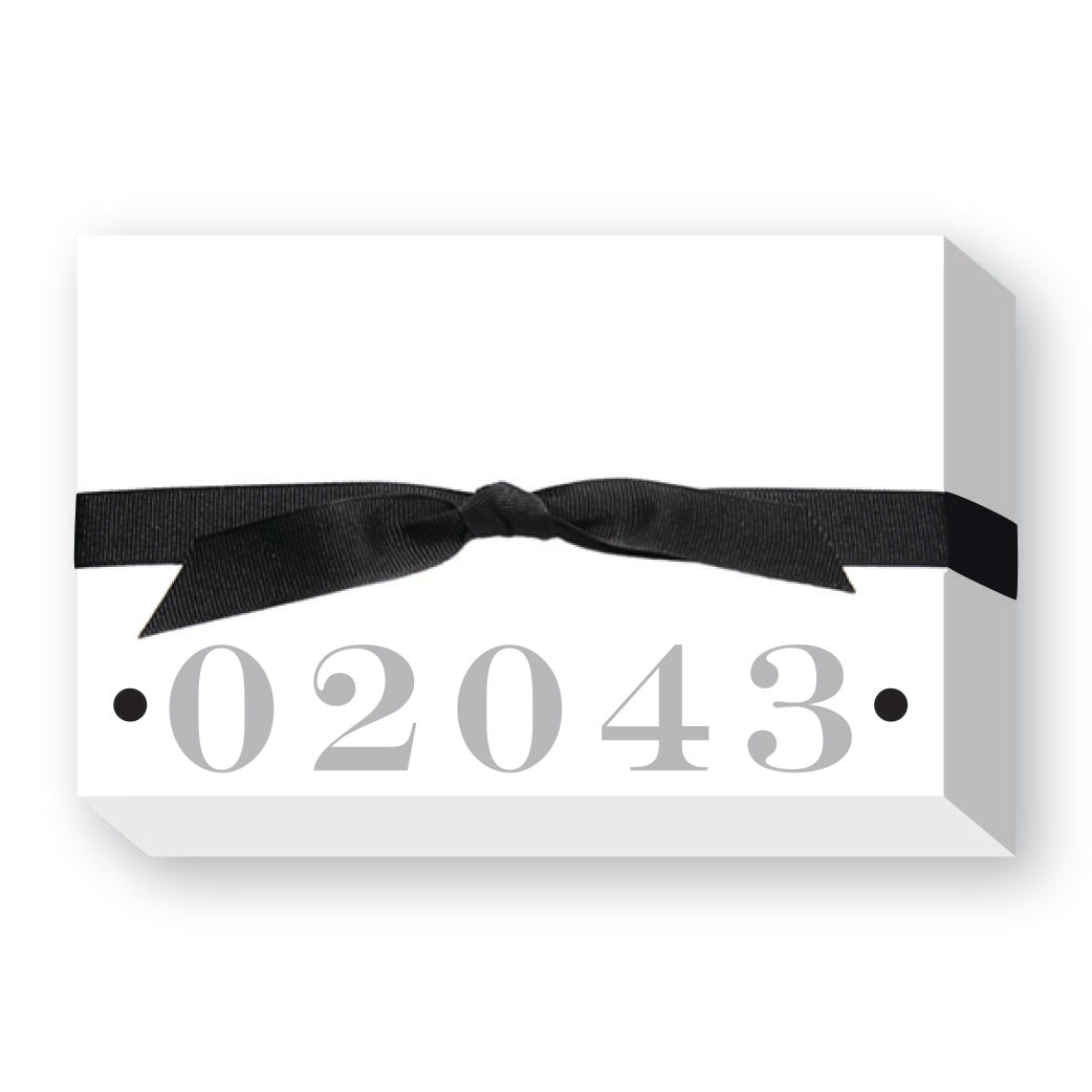 ZIP CODE BIG AND BOLD NOTEPAD-BIGZIP
