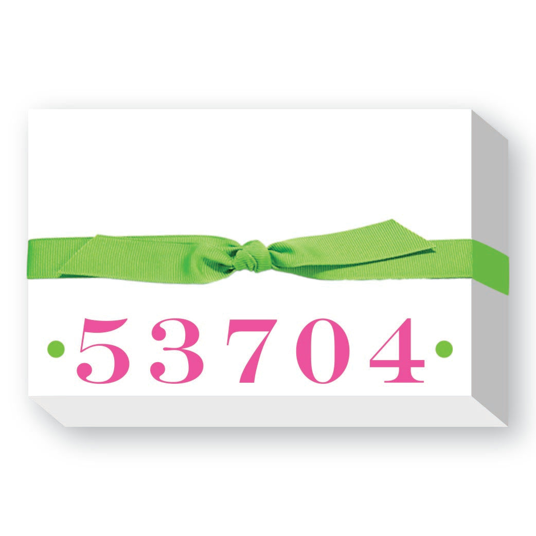 ZIP CODE BIG AND BOLD NOTEPAD-BIGZIP